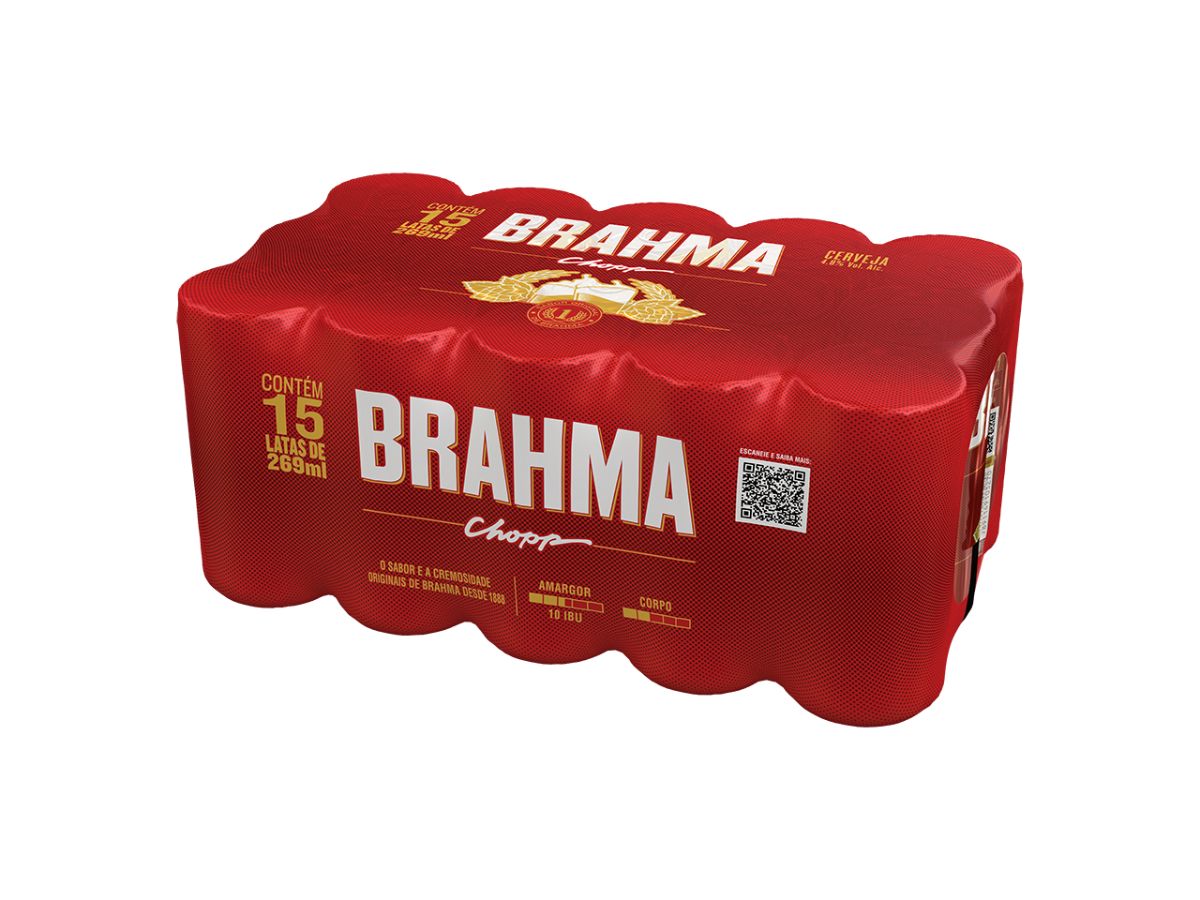 BRAHMA CHOPP - 15UN FARDO 269ML